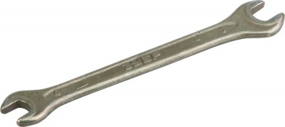 Ключ рожковый ЗУБР, серия Т-80, оцинкованный, 6х7мм