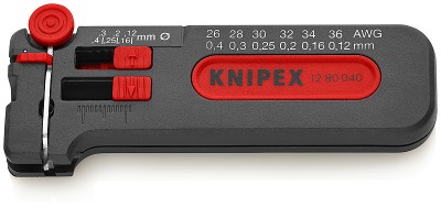 12 80 040 SB Съемник изоляции модель Mini Knipex
