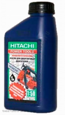 Масло моторное Hitachi 1,0 л; полусинтетическое д/2-х такт. двигателей