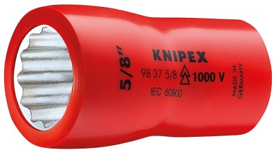 98 37 5/8' Насадки (двойной шестигранник) для торцовых ключей Knipex