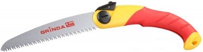 Ножовка GRINDA садовая складная, 3D-заточка, шаг зуба 4,0мм (6 TPI), 190мм