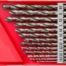 Набор ЗУБР МАСТЕР: Свёрла по металлу, цилиндрический хвостовик, быстрорежущая сталь Р6М5, 1,5-6,5мм, 13шт