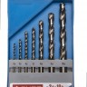 Набор ЗУБР ЭКСПЕРТ: Свёрла по металлу, резьбовой, цилиндрический хвостовик, быстрорежущая сталь Р6М5, 2,5-10,2мм, 7шт