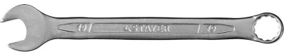 Ключ STAYER PROFI гаечный комбинированный, Cr-V сталь, хромированный, 19мм