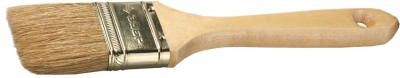 Кисть плоская ЗУБР УНИВЕРСАЛ-ЭКСПЕРТ, натуральная щетина, деревянная ручка, 50мм