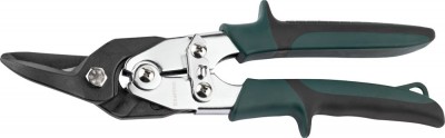 Ножницы по твердому металлу KRAFTOOL SUPER-Kraft 260мм, левые, с двойн рычаж передач,Cr-MO, режущ способн: холоднокат сталь -1,5мм, нерж сталь-0,9мм