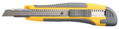 Нож STAYER MASTER с выдвижным сегмент. лезвием, пластмас., упроч., 9мм
