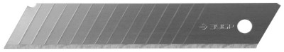 Лезвие ЗУБР МАСТЕР сегментированное, улучшенная инструментальная сталь У9А, 15 сегментов, в боксе, 18мм, 10шт
