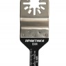 Насадка для МФИ ПРАКТИКА режущая пазовая прямая, BiM, по металлу и дереву, 10 мм, мелкий зуб