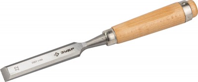 Стамеска-долото ЗУБР ЭКСПЕРТ с деревянной ручкой, хромованадиевая, 22мм