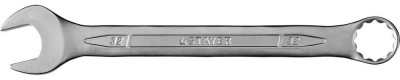 Ключ STAYER PROFI гаечный комбинированный, Cr-V сталь, хромированный, 32мм