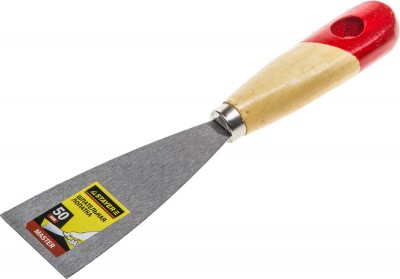 Шпательная лопатка STAYER MASTER c деревянной ручкой, 50 мм