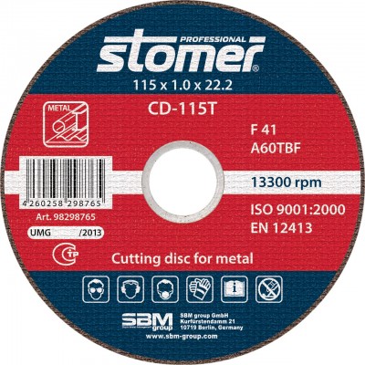 Диск отрезной STOMER CD-115T