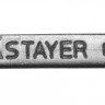 Ключ STAYER MASTER гаечный комбинированный, хромированный, 6мм