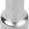 Головка торцовая ЗУБР МАСТЕР (1/2), удлиненная, Cr-V, FLANK, хроматированное покрытие, 8мм