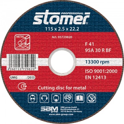 Диск отрезной STOMER CD-115