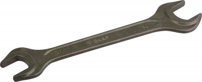 Ключ рожковый ЗУБР, серия Т-80, оцинкованный, 27х30мм