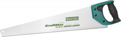 Ножовка универсальная (пила) KRAFTOOL KraftMax-9 9TPI, 550мм, 3D зуб, точный рез вдоль и поперек всех видов материалов, средних и мелких заготовок