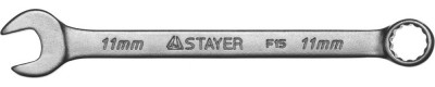 Ключ STAYER MASTER гаечный комбинированный, хромированный, 11мм