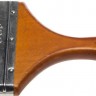 Кисть плоская ЗУБР АКВА-МАСТЕР, искусственная щетина, деревянная ручка, 100мм