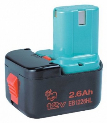 Батарея аккумуляторная Hitachi EB1226HL 12 V 2,6 Ah Ni-MH