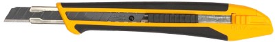 Нож OLFA Standard Models с выдвижным лезвием, с противоскользящим покрытием, автофиксатор, 9мм