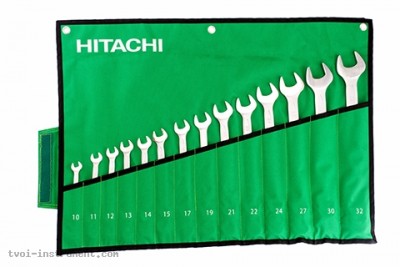 Набор комбинированных гаечных ключей Hitachi HTC-774018