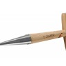 Конус ЗУБР ЭКСПЕРТ посадочный из нержавеющей стали, деревянная ручка из ясеня, 125x35x290мм